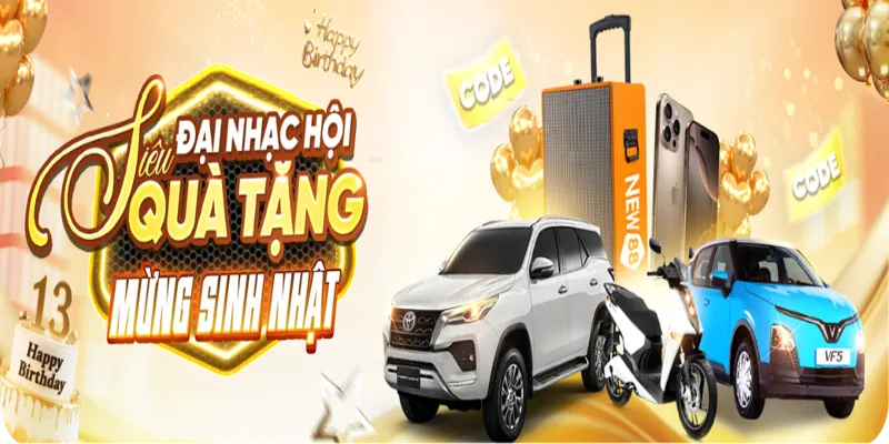 NEW88 🎉 Sinh Nhật 13 Năm | Tích Điểm Nhận Ngàn Code May Mắn 2 Quy định và điều kiện áp dụng